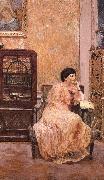 Edouard Vuillard Maxi Er portrait of his wife at home France oil painting artist